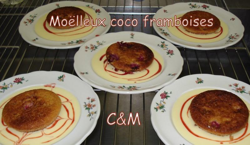 Moëlleux coco framboise