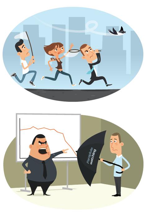 illustration d'article de presse sur les tendances et le trendwatching