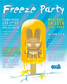 Freeze Party par Radio Campus Angers le 18 Juin