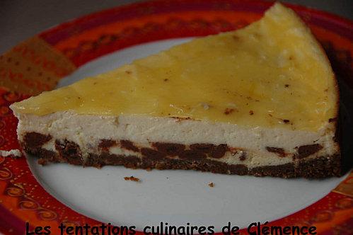 Cheesecake citron chocolat : on ne se refait pas !!
