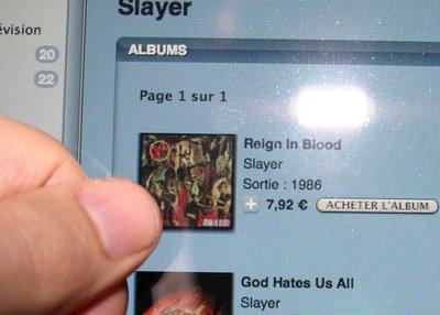 Ce qui part avec le disque...