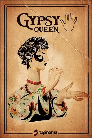 iphone  Gypsy Queen lit les lignes de votre main