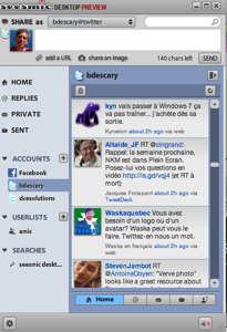 seesmic desktop 1 Seesmic Desktop intègre Facebook 