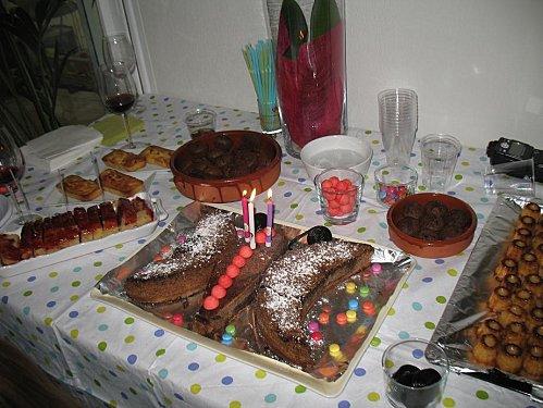 1 dimanche, 2 anniversaires, plein de desserts