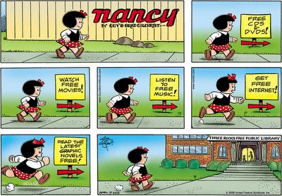 En ces temps hadopiens et troubles, la bibliothèque reste...