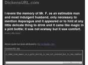 Dickens vous donne bonnes adresses