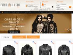 vetements cuir à moitié prix