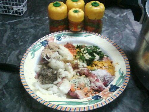 Tajine de veau aux p.pois et petites p.de terre