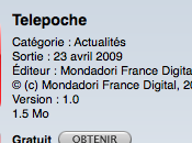 Telepoche votre programme gratuit dans Store