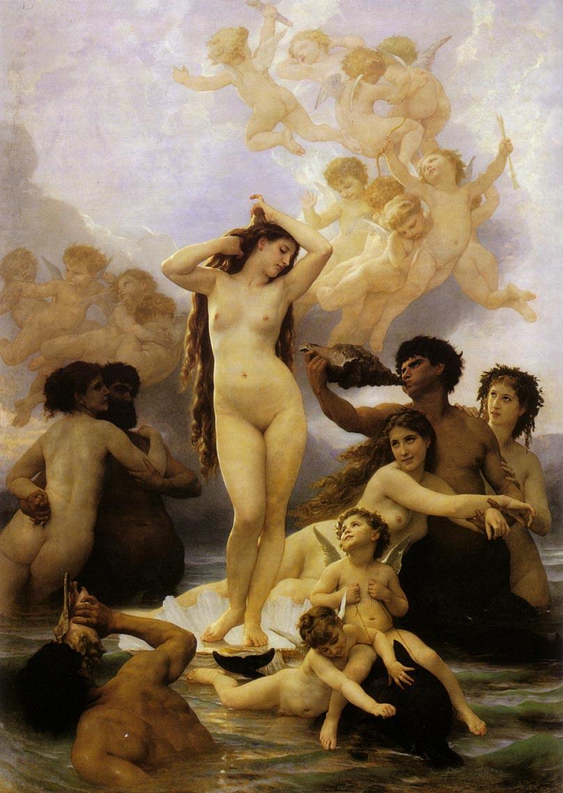 Bouguereau, La naissance de Vénus