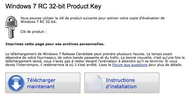 windows 7 Téléchargez Windows 7 RC gratuitement [5 mai seulement]