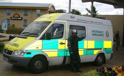 Plus de GPS sur les ambulances anglaises