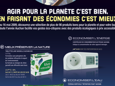 Auchan propose produits bons pour planète budget
