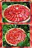 Tarte aux fraises et compote de rhubarbe épicée.