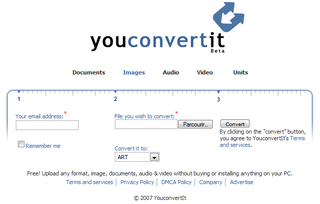 Séléction de 2 sites de conversion de fichiers en ligne gratuit (vidéo, audio, photo ...)