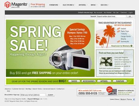 template magento