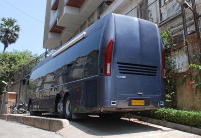 L'autocar du King Shahrukh Khan