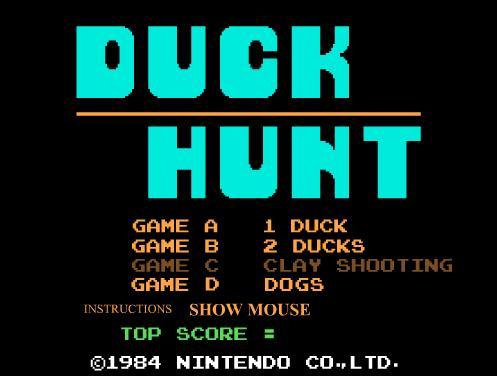 Le jeu flash du jour : Duck Hunt