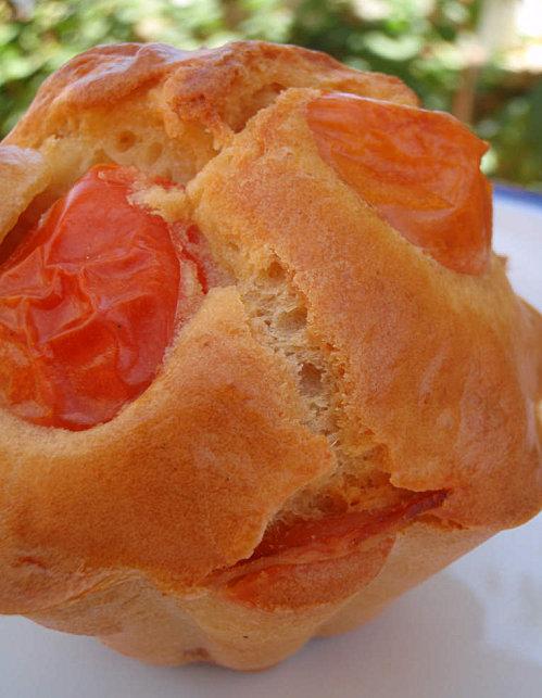 Muffins au lomo et tomates cocktails ‘merci Doria’