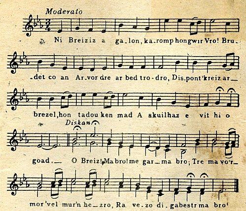 Quand les bretons découvrent leur hymne!