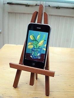 David Hockney uses his iPhone to paint mini masterpieces