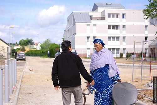 Le quartier des Landaus, en travaux