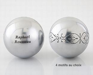 Boules de pétanque Obut personnalisées (modèles simples ou Tatou)