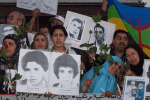 Manifestation des Parents et Amis de Disparus au Maroc, Casablanca 21 mars 2009