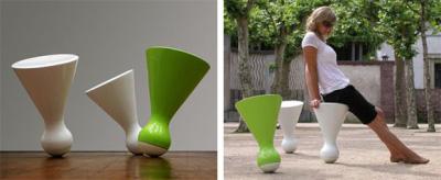 Tabouret culbuto Headstand par Qed Design