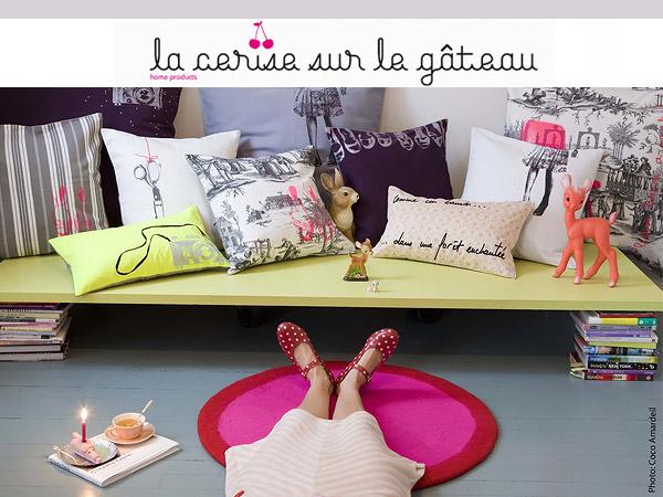 La Cerise sur le Gateau - Coussins Déco chez Autre Shop