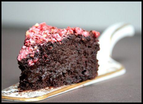gâteau mousseux choco-fraise-pralines (2)