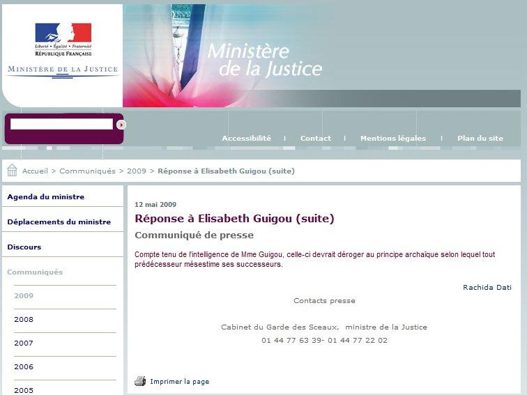 Rachida Dati dérape…(encore ?)