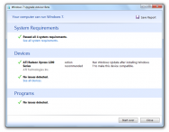 win7 seven upgrade advisor
