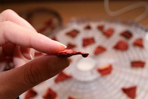 Fraises déshydratées