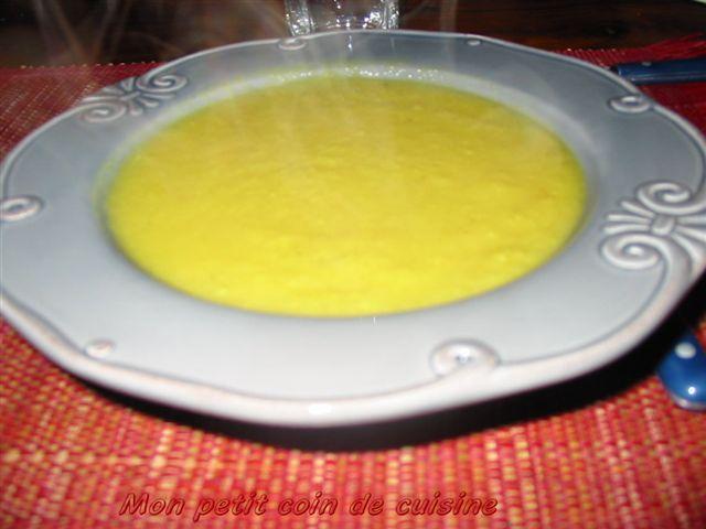 Soupe de panais aux épices