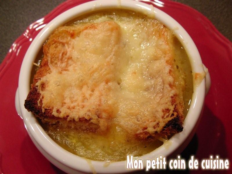 Soupe à l'oignon gratinée (sans lait de vache)