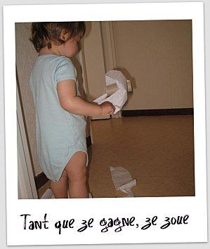 Apprentissage de la propreté !?