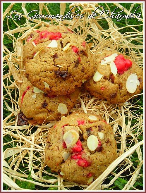 Cookies aux Amandes et aux Pralines