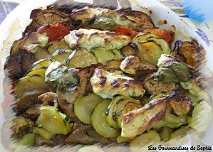 Tian provençal au fromage frais