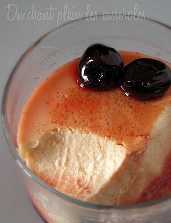 Panna cotta cremosissima à l'amarena et crème d'amandes
