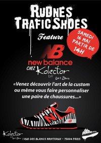 RUDNES trafic shoes features NEW BALANCE