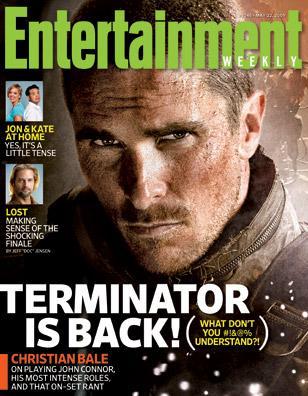 Terminator Renaissance : Christian Bale, putain de couv'