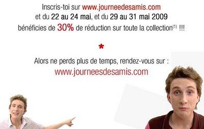 Journée des Amis chez Celio : 30% de réduction