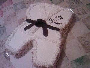 gâteau kimono judo