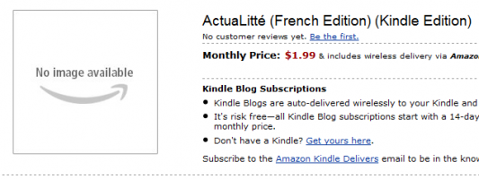 Lire ActuaLitté sur le Kindle : quelle valeur selon Amazon ?