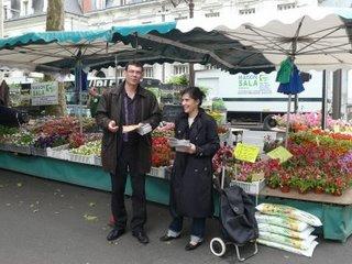 Européennes: nos premiers tractages à Tours