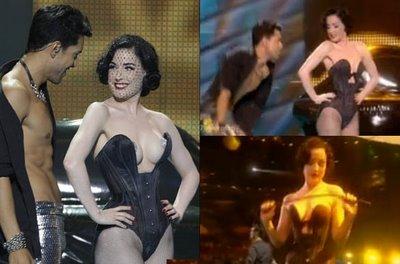 Dita Von Teese interdite de seins nus à l'Eurovision !