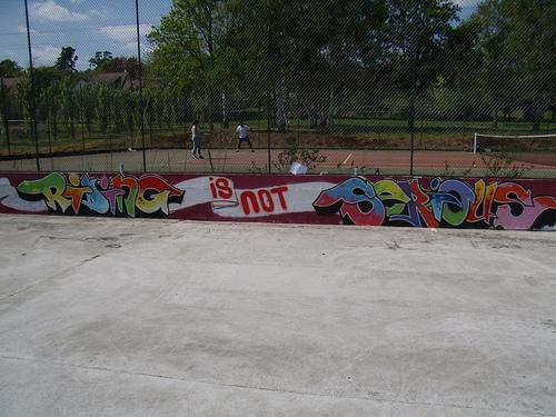 [Vos photos] La fresque du skatepark