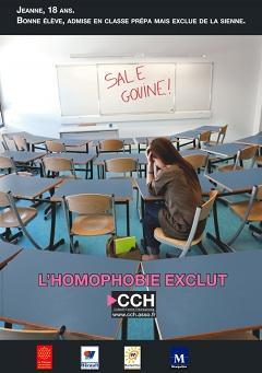 Affiche du comité contre l'homophobie