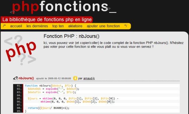 php fonctions
